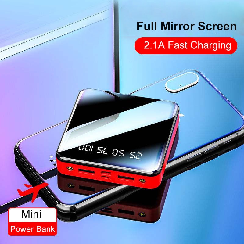 20000mah Mini power bank Unique Design External Battery Pack Powerbank For iPhone Android Xiaomi Smart Phone Poverbank