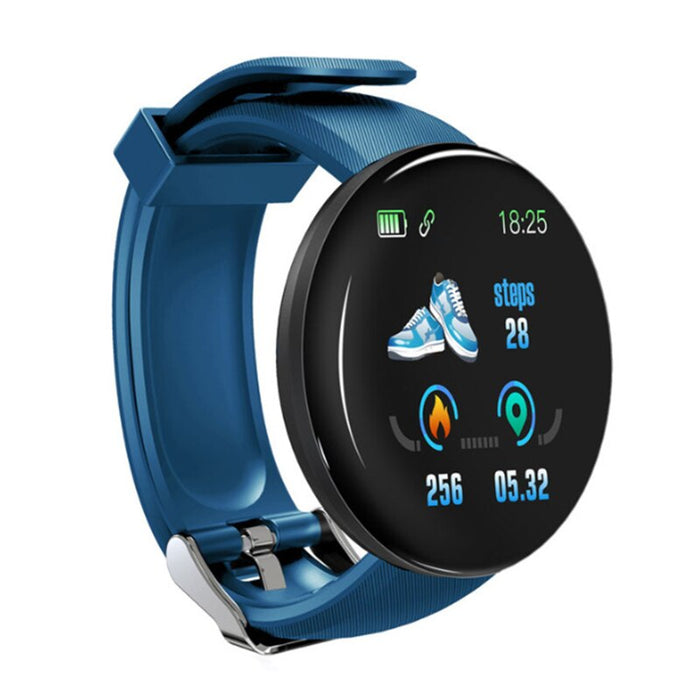 D18 Smart Watch Heart Rate Blood Pressure Fitness Tracker Men Women Smart Wristband Waterproof Sport Smartwatch For Android Ios