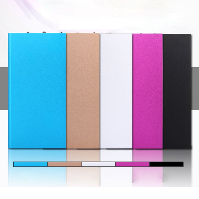 20000mAh Power Bank Ultra-thin Portable External Battery Powerbank LED Light For Huawei Samsung iPhone Xiaomi Phone Powerbank