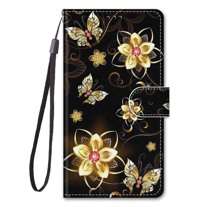 A13 A53 5G Case For Samsung Galaxy A53 5G Case Samsung A13 A 53 A33 5G Cover Cat Painted Leather Flip Wallet Phone Cases Coque