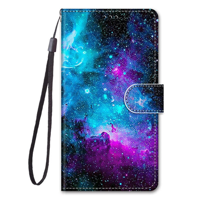 A13 A53 5G Case For Samsung Galaxy A53 5G Case Samsung A13 A 53 A33 5G Cover Cat Painted Leather Flip Wallet Phone Cases Coque