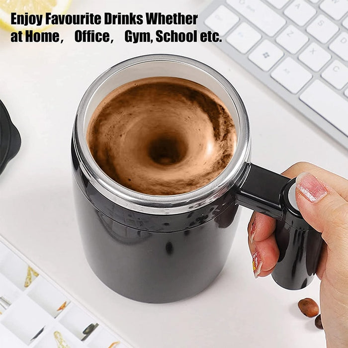 Automatic Self Stirring Cup 304 Stainless Steel Magnetic Mug Smart Coffee Milk Mixer Stir Cup Lazy Office Rotating Water Bottle