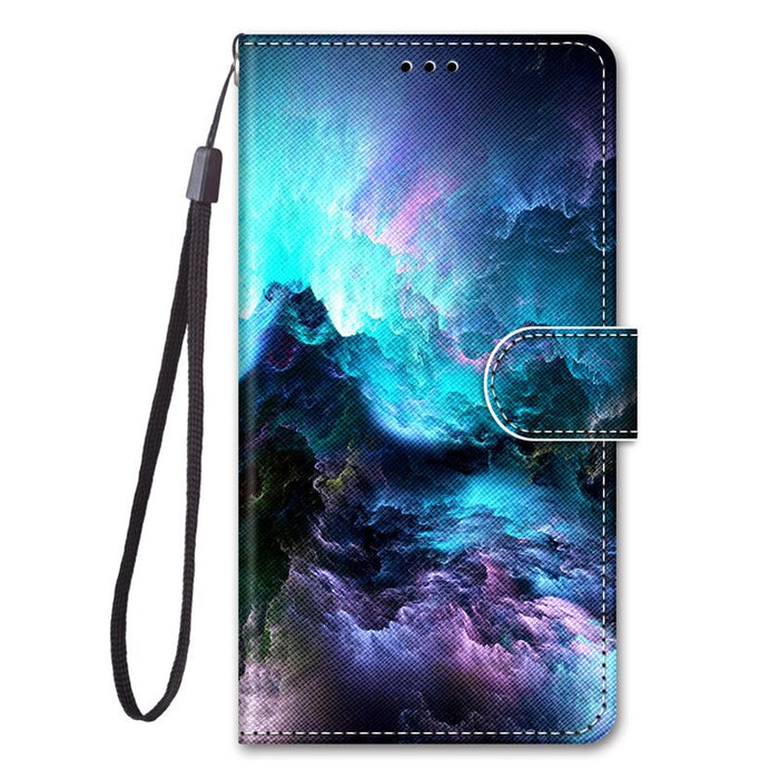 A13 A53 5G Case For Samsung Galaxy A53 5G Case Samsung A13 A 53 A33 5G Cover Cat Painted Leather Flip Wallet Phone Cases Coque