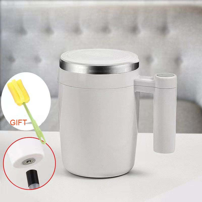 Automatic Self Stirring Cup 304 Stainless Steel Magnetic Mug Smart Coffee Milk Mixer Stir Cup Lazy Office Rotating Water Bottle