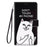 A13 A53 5G Case For Samsung Galaxy A53 5G Case Samsung A13 A 53 A33 5G Cover Cat Painted Leather Flip Wallet Phone Cases Coque