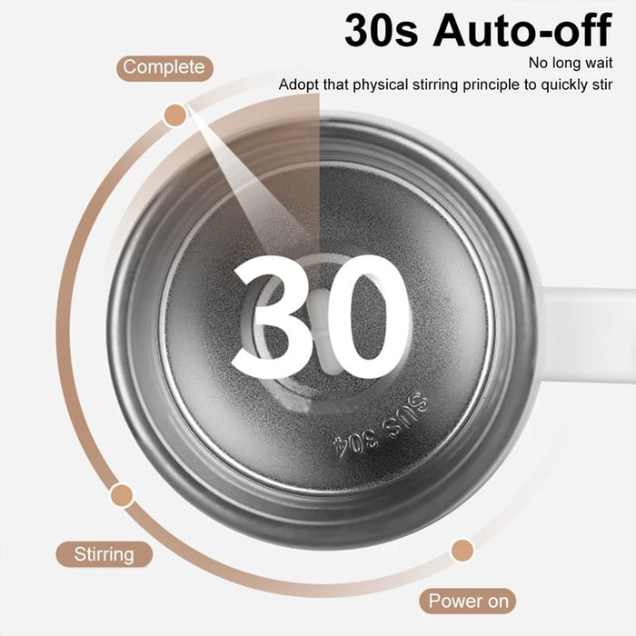 Automatic Self Stirring Cup 304 Stainless Steel Magnetic Mug Smart Coffee Milk Mixer Stir Cup Lazy Office Rotating Water Bottle