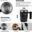 Automatic Self Stirring Cup 304 Stainless Steel Magnetic Mug Smart Coffee Milk Mixer Stir Cup Lazy Office Rotating Water Bottle