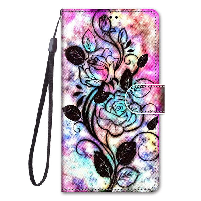A13 A53 5G Case For Samsung Galaxy A53 5G Case Samsung A13 A 53 A33 5G Cover Cat Painted Leather Flip Wallet Phone Cases Coque