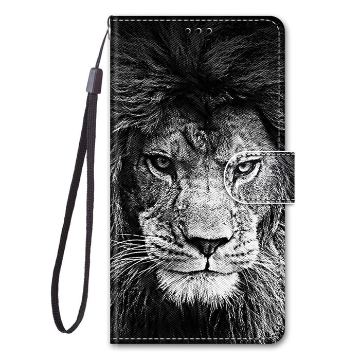 A13 A53 5G Case For Samsung Galaxy A53 5G Case Samsung A13 A 53 A33 5G Cover Cat Painted Leather Flip Wallet Phone Cases Coque