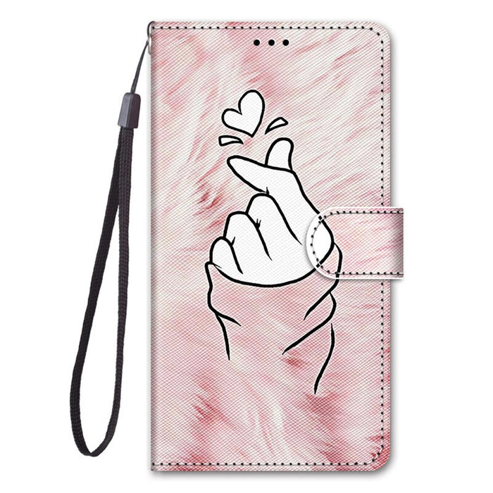 A13 A53 5G Case For Samsung Galaxy A53 5G Case Samsung A13 A 53 A33 5G Cover Cat Painted Leather Flip Wallet Phone Cases Coque