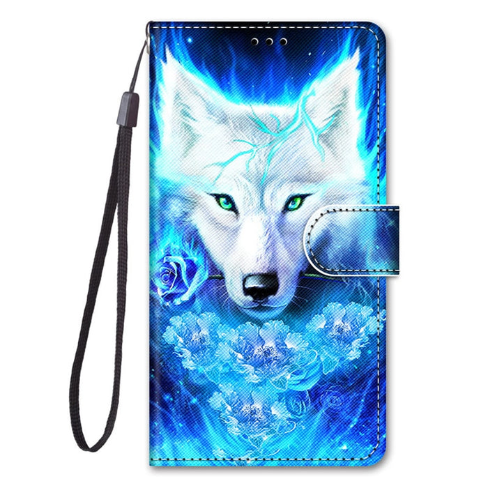 A13 A53 5G Case For Samsung Galaxy A53 5G Case Samsung A13 A 53 A33 5G Cover Cat Painted Leather Flip Wallet Phone Cases Coque