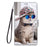 A13 A53 5G Case For Samsung Galaxy A53 5G Case Samsung A13 A 53 A33 5G Cover Cat Painted Leather Flip Wallet Phone Cases Coque