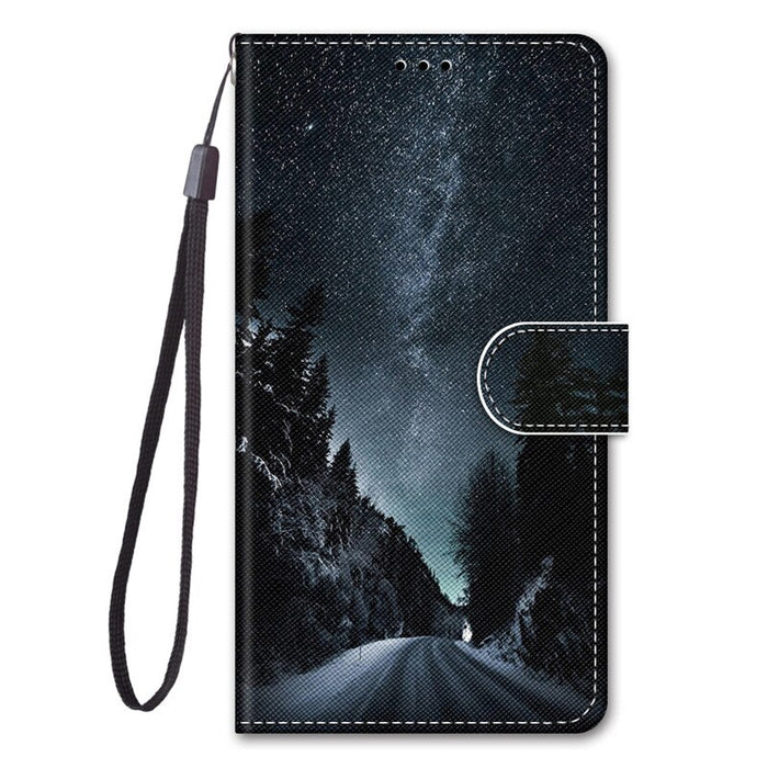 A13 A53 5G Case For Samsung Galaxy A53 5G Case Samsung A13 A 53 A33 5G Cover Cat Painted Leather Flip Wallet Phone Cases Coque