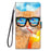 A13 A53 5G Case For Samsung Galaxy A53 5G Case Samsung A13 A 53 A33 5G Cover Cat Painted Leather Flip Wallet Phone Cases Coque