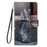A13 A53 5G Case For Samsung Galaxy A53 5G Case Samsung A13 A 53 A33 5G Cover Cat Painted Leather Flip Wallet Phone Cases Coque