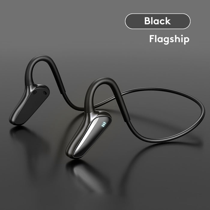 Bone Conduction Earphone Bluetooth 5.2 Headphones Wireless Sport Waterprrof Painless Ear-hook Headset Stereo Ear Phones With Mic