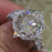 Luxury Women's White Zircon Full Crystal Rings For Women Engagement Ring Wedding Band  Jewelry Size 5-12